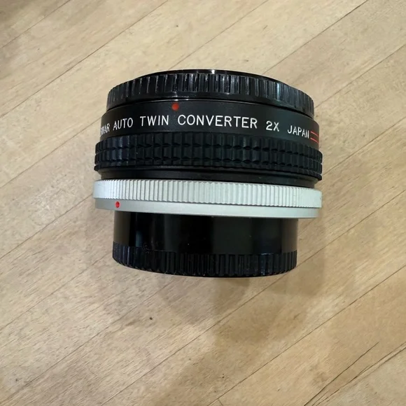 Canon AE-1 Camera with 4 Lenses, Speedlite, Filters and Case